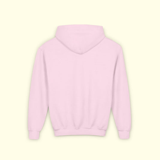 Kids Embroidered Mush Hoodie - Pink